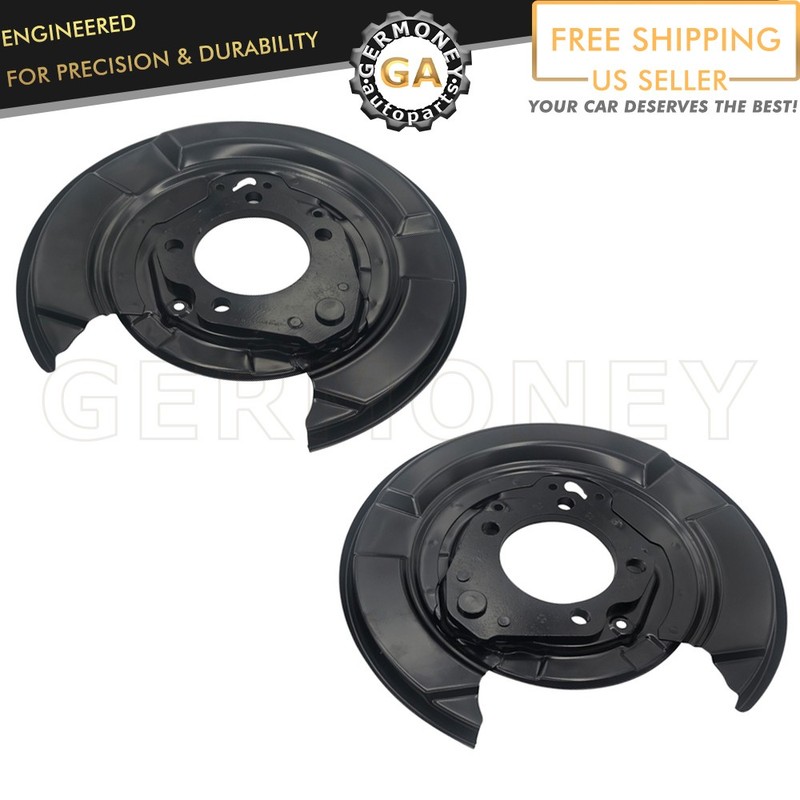 2x Rear Brake Dust Shields 924-373 For 2004-2007 Lexus RX330 RX350 RX400H Toyota