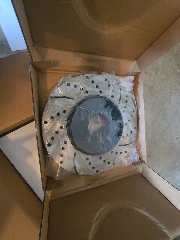c280 mercedes w203 Drilled And Slotted Rotors