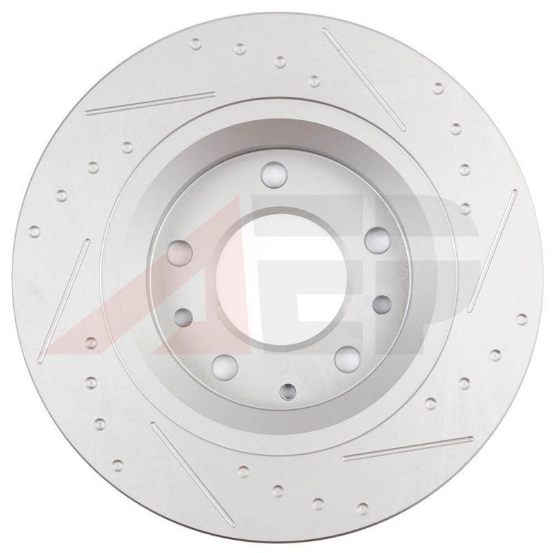 For 2003 2004 2005 Mazda 6 2.3L Rear Brake Rotors Discs & Ceramic Pads Slotted gallery