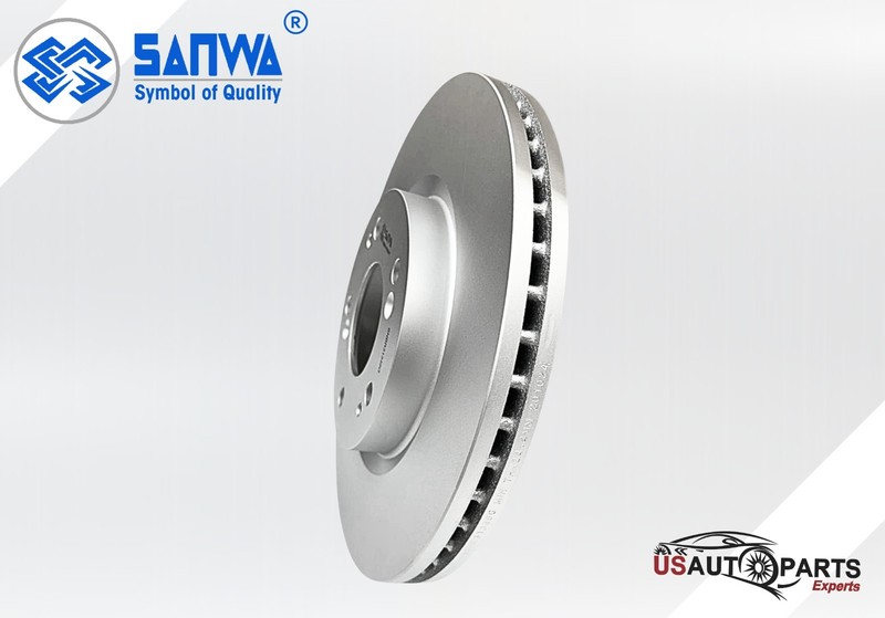 DISC BRAKE ROTOR FRONT VENTED & COATED FOR MITSUBISHI JEEP CHRYSLER 2.4L 04-20 gallery