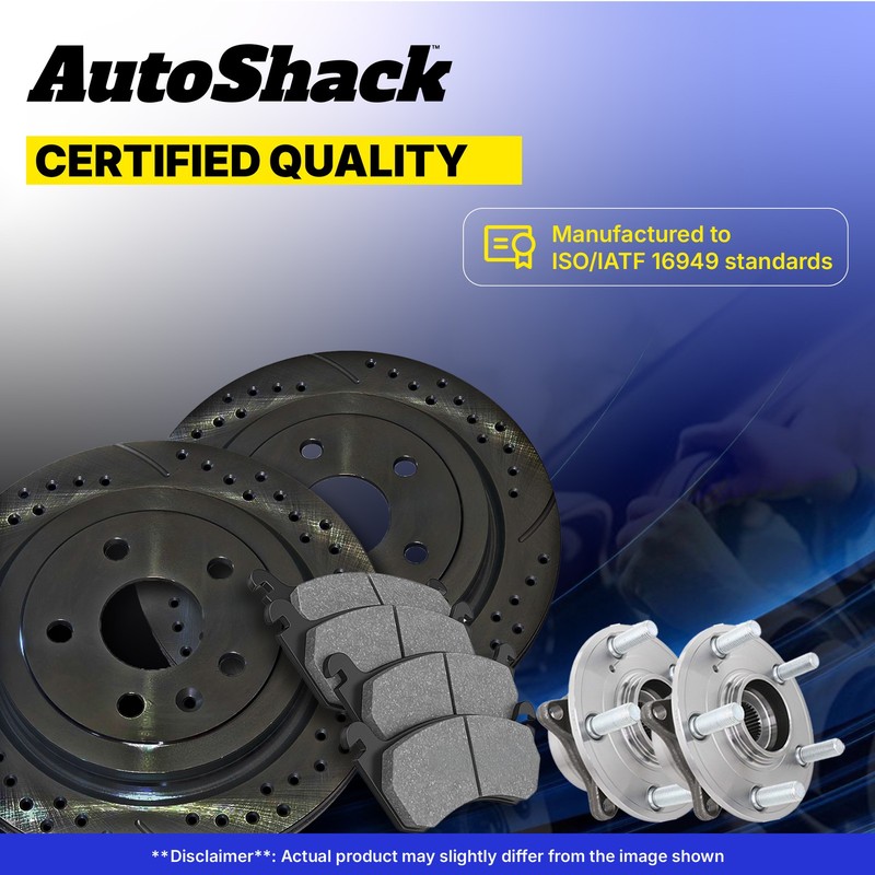 Front Drilled Slotted Brake Rotors Ceramic Pads Hubs for Chevy, Cruze 2011-2015 gallery