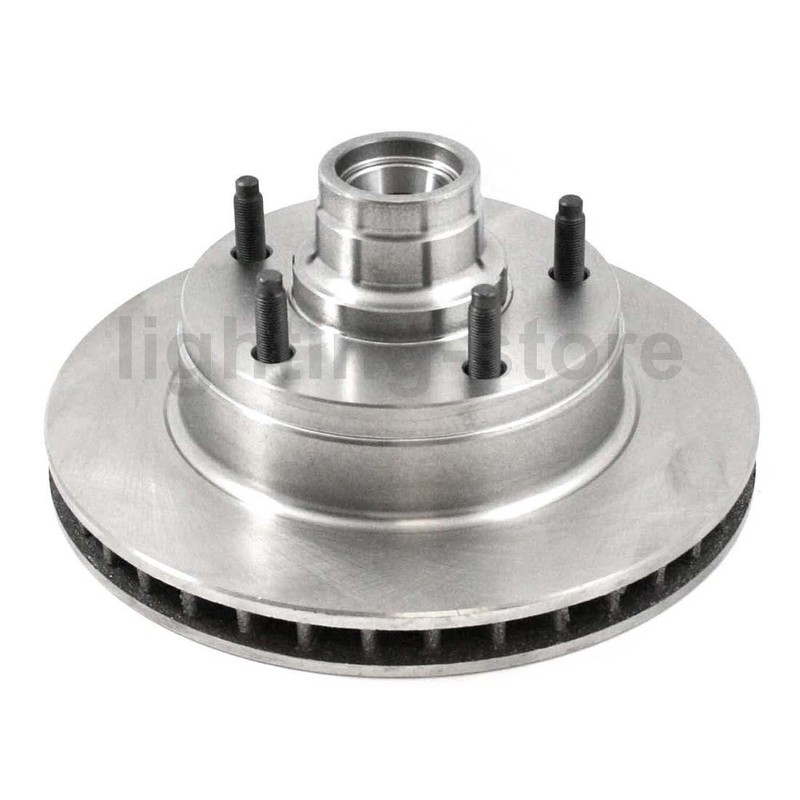 Front Brake Pads & Rotors and Hub Assembly Fits 1986 Ford E-150 Econoline F-150 gallery
