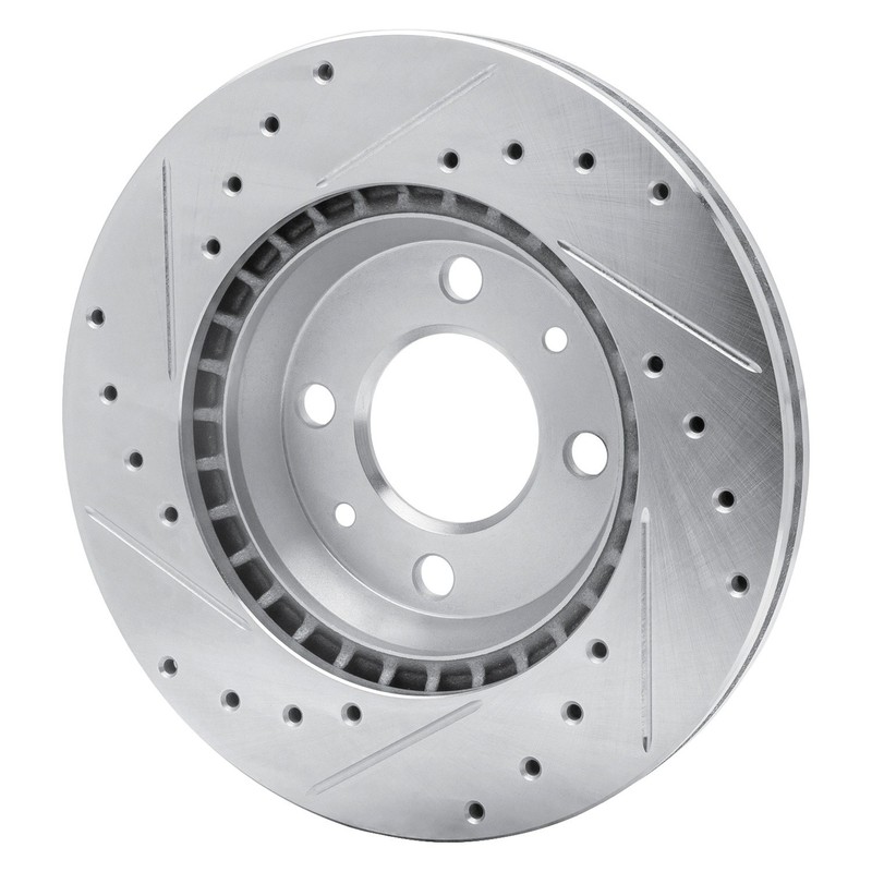 For Saab 900 87-93 Brake Rotor DFC Premium Drilled & Slotted Front Passenger gallery