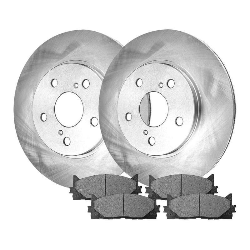 Front Brake Rotors & Ceramic Pads Kit for Lexus ES300h 2013-2018 5 Lug