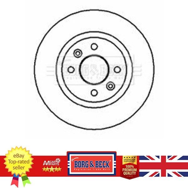 Brake Disc For Dacia LOGAN SANDERO Lada LARGUS Nissan KUBISTAR 7701206339