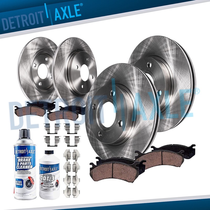 1993- 1999 2000 2001 for Nissan Altima Front & Rear Brakes Rotors + Ceramic Pads