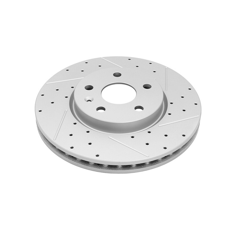 4PCS Front Rear Drilled Brake Rotors Set for 2010-2017 Chevy Equinox GMC Terrain gallery
