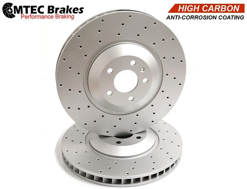 Pair Audi RS3 8P 2011-2012 Front Brake Discs 370mm x 32mm 8P0615301C New gallery