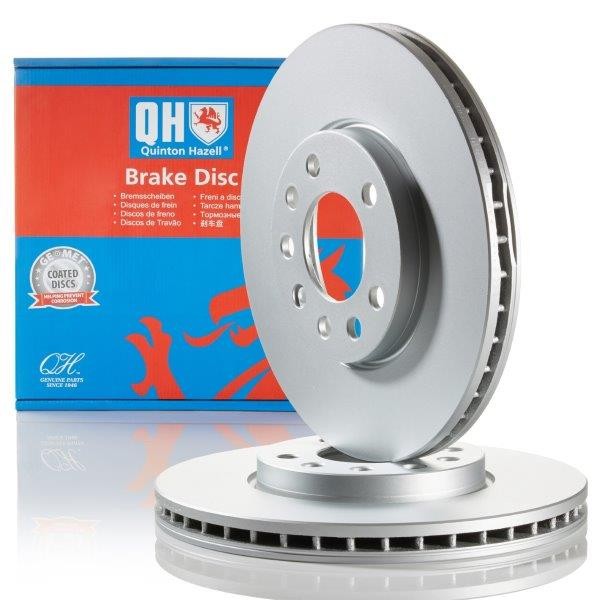 2x Brake Discs Pair Vented fits SAAB 9-3 YS3F 2.0 Front 02 to 15 285mm Set QH gallery