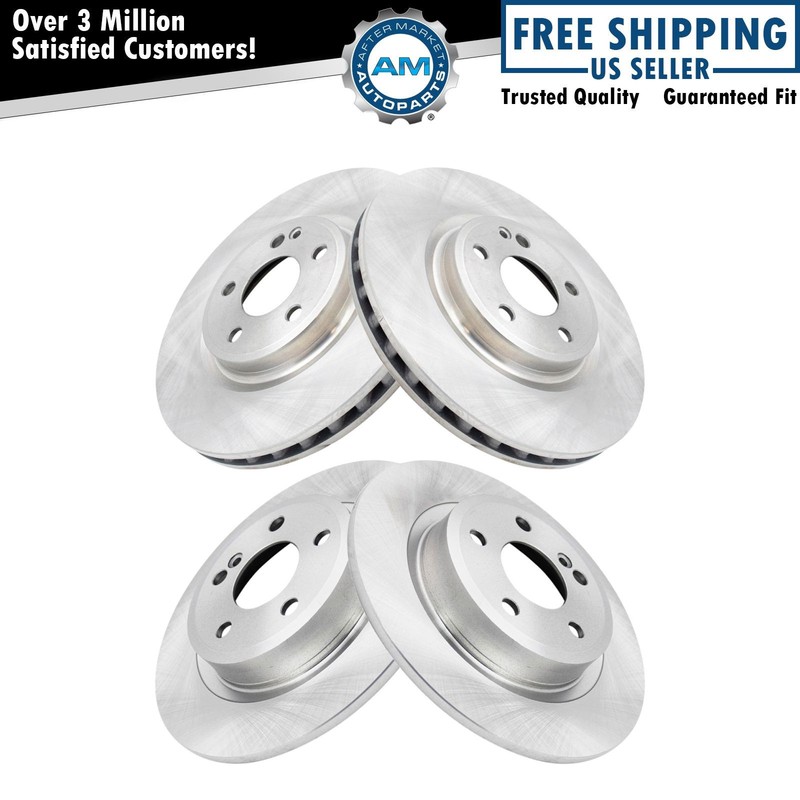 Front & Rear Brake Rotors Set Fits INFINITI Mercedes-Benz