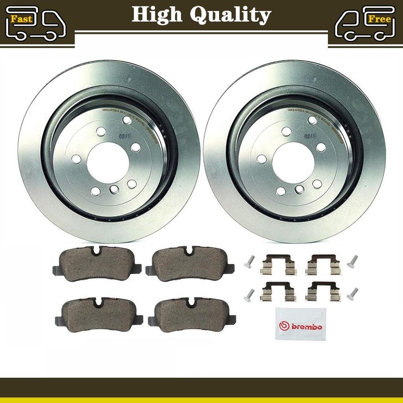 Rear Brake Pads and Disc Rotors Set Fits Land Rover Range Rover 5.0L