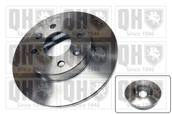 2x Brake Discs Pair Solid fits RENAULT 19 Mk2 1.8 Front 92 to 96 238mm Set QH gallery