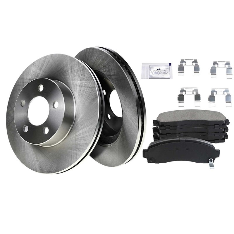 Brake Disc and Pad Kits 2-Wheel Set Front for Pickup Explorer Ford Ranger B4000