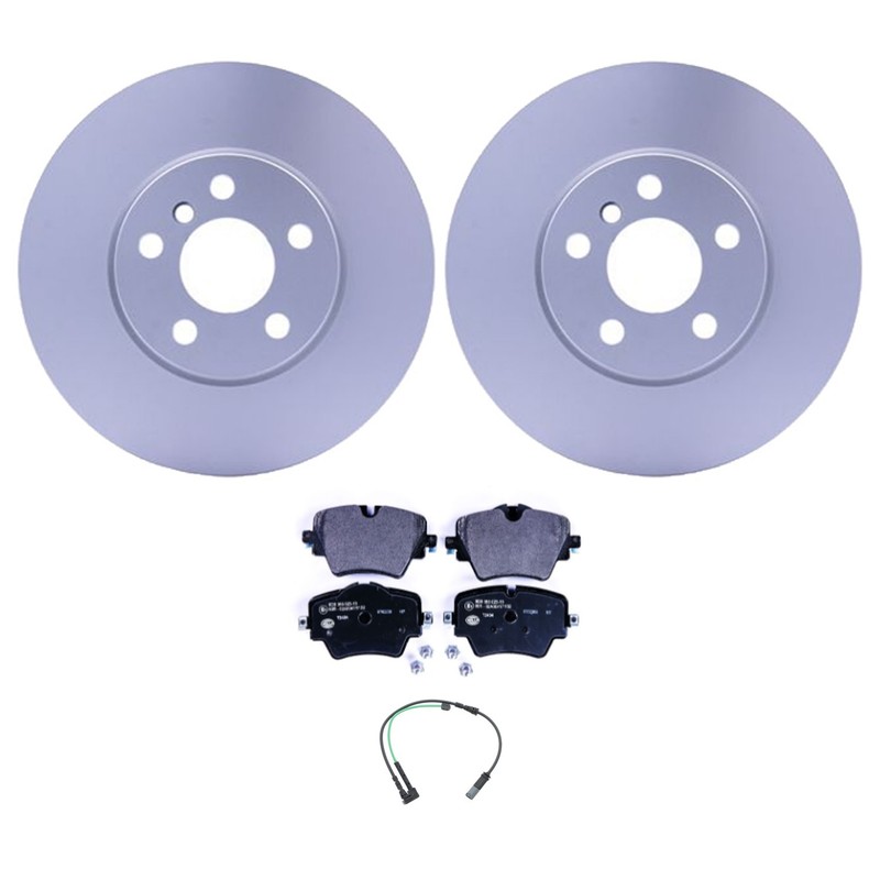 Hella Front Rotors Low-Met Disc Brake Pad Kit For F54 Cooper Clubman B46A20M0