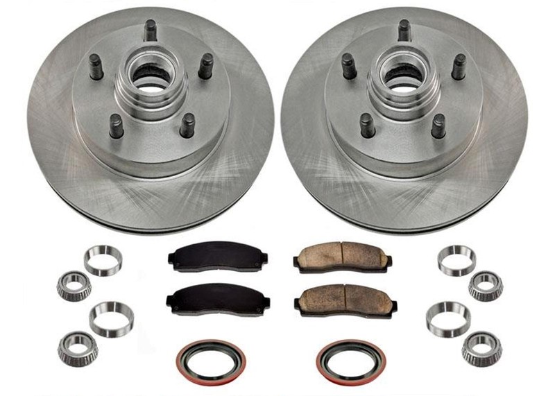 for 03-11 Ranger Rear Wheel Drive With 4 Wheel ABS Brakes Brake Rotors Pads Bear