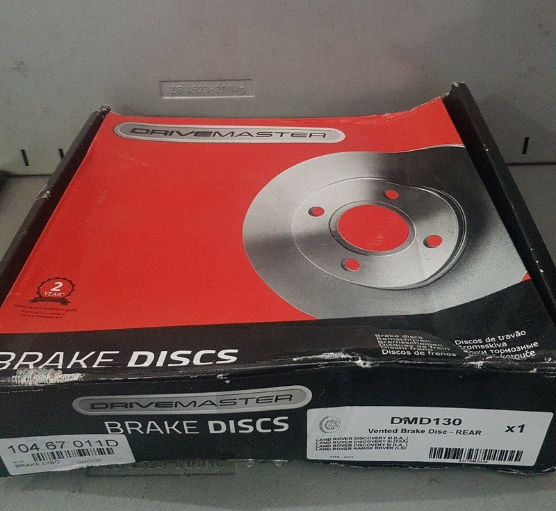 Drivemaster DMD130 Rear Brake (2)Discs 325mm Diameter Landrover Freelander