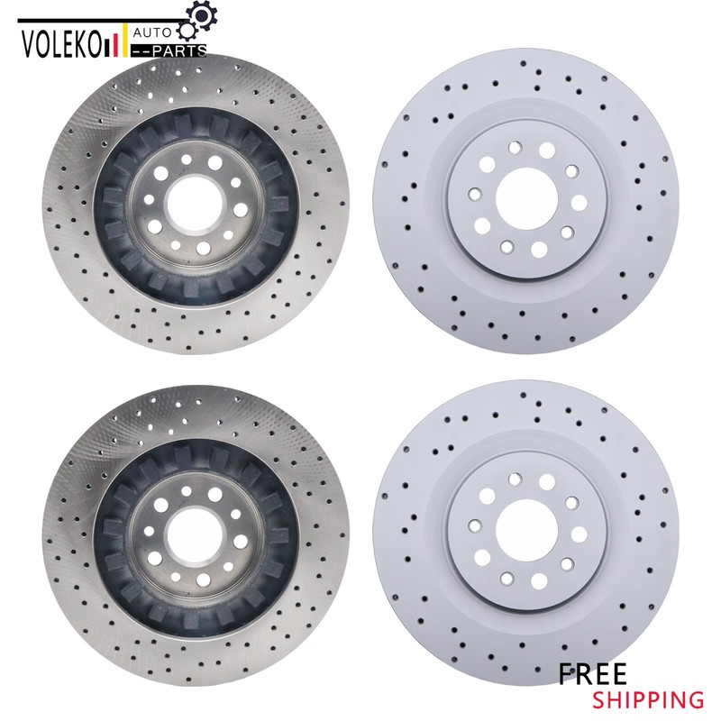 Full Set 4 2PC Rotors 670030935 670035019 Fit Maserati Ghibli Quattroporte 17+