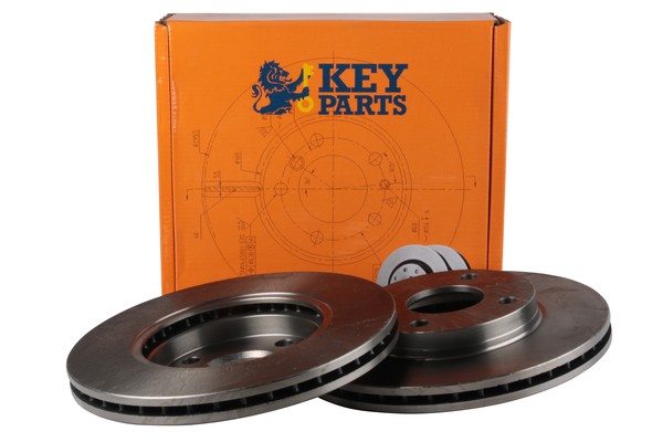 2x Brake Discs Pair Vented Front 258mm KBD4120 Key Parts Set 1148202 1320585 New gallery