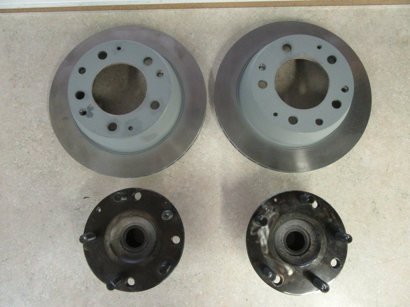 Porsche 914 914 to six conversion rear hub and rotor set