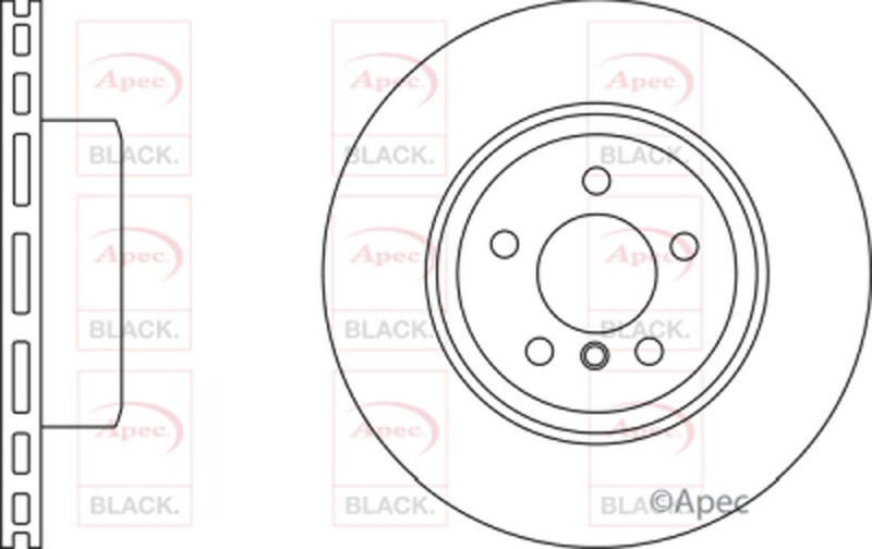 Fits BMW 5 Series 2003-2010 6 Series 2004-2010 Brake Disc Front Howen #2 gallery