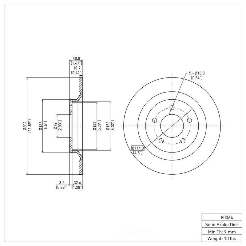 Disc Brake Rotor DFC 600-80064 fits 2006 Mazda 5 gallery