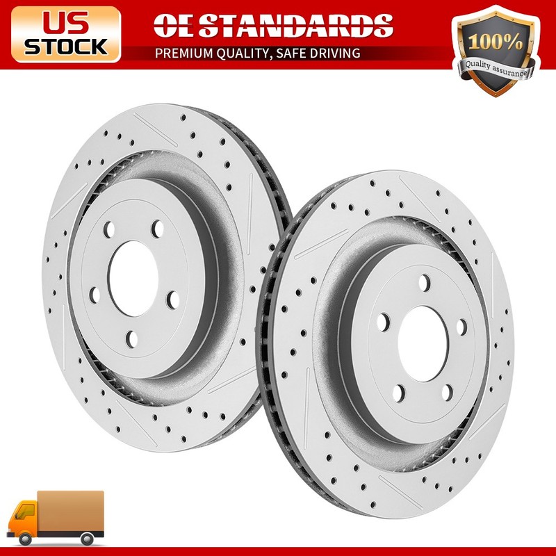 330mm Rear Disc Brake Rotors for 2015 – 2023 Ford Mustang w/ Performance Package