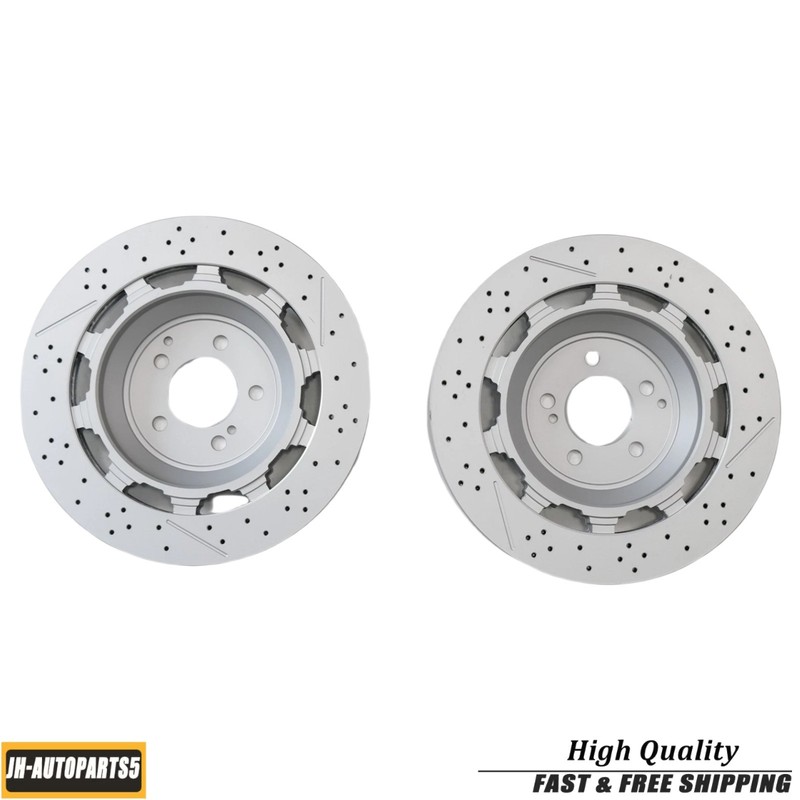 Fits For Mercedes-Benz W222 S63 AMG S65 AMG 4x New Front & Rear Brake Rotors gallery