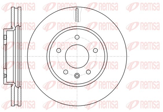 REMSA 61183.10 Brake Disc for CHEVROLET,CHEVROLET (SGM),HOLDEN,OPEL,VAUXHALL gallery