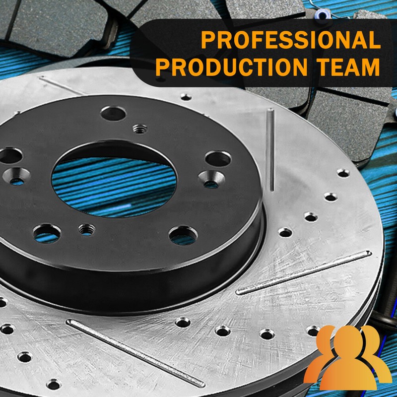 Front Disc Rotors Brake Pads for Chevy Equinox Malibu Impala Terrain A9 gallery