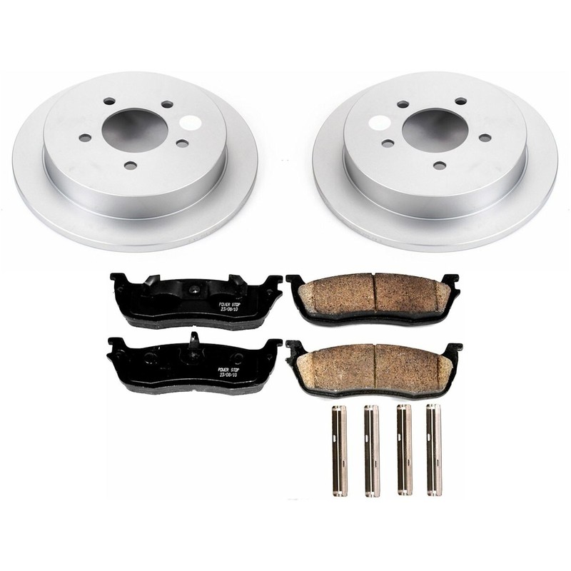 CRK1868 Powerstop Brake Disc and Pad Kits 4-Wheel Set Front & Rear for Ford 2004 gallery