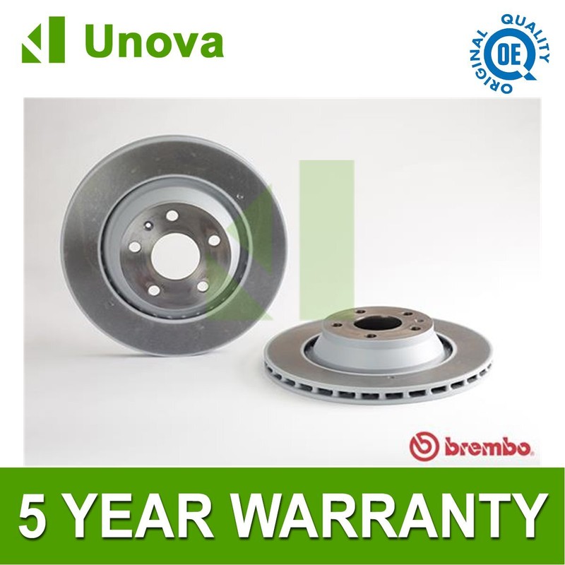 Brake Discs Rear Unova Fits Audi TT 2006-2014 2.0 TDi 2.5 3.2 8J0615601A