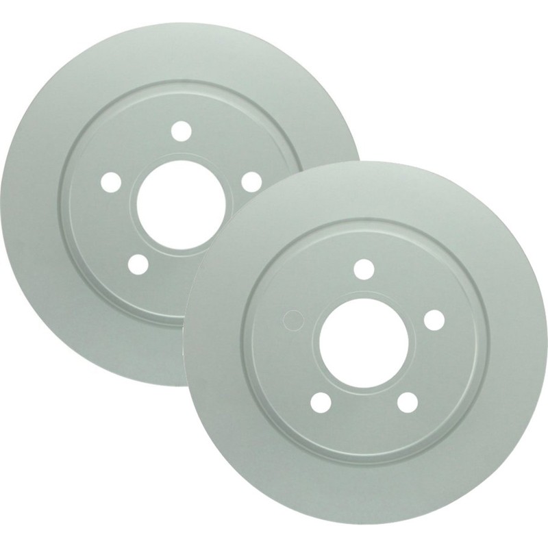 SET-BS52011381-2 Bosch Brake Discs 2-Wheel Set Rear for Volvo C30 C70 S40 V50