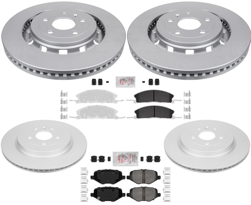 Front & Rear Rotors & Heavy Duty Pads Fits Explorer 2013-2019 Police Package
