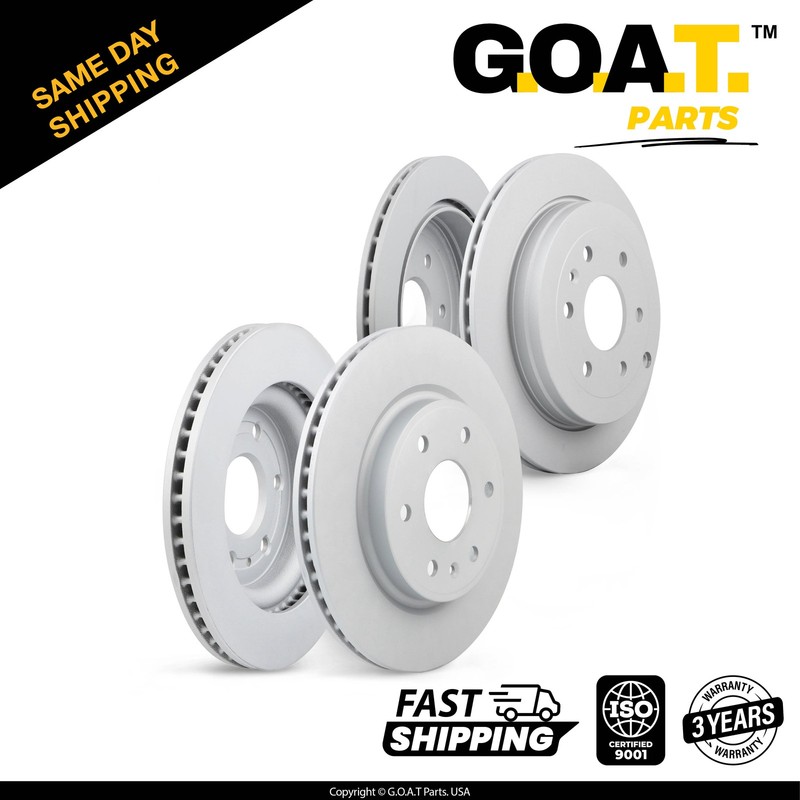 Brake Disc Rotor Front & Rear Set for Traverse Acadia Limited Enclave Outlook