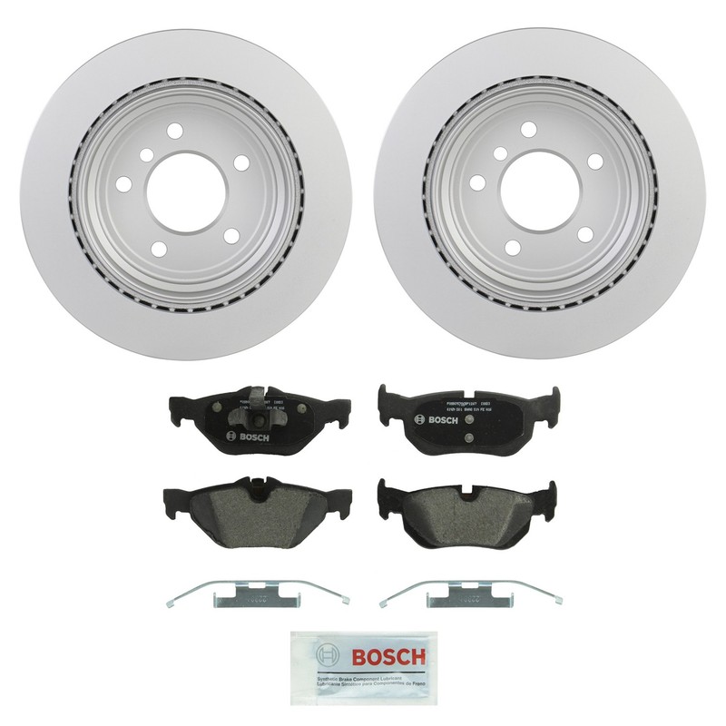 Bosch Rear 300mm Rotors & Semi-Met Brake Pads Kit for E90 E93 3-Series E84 X1