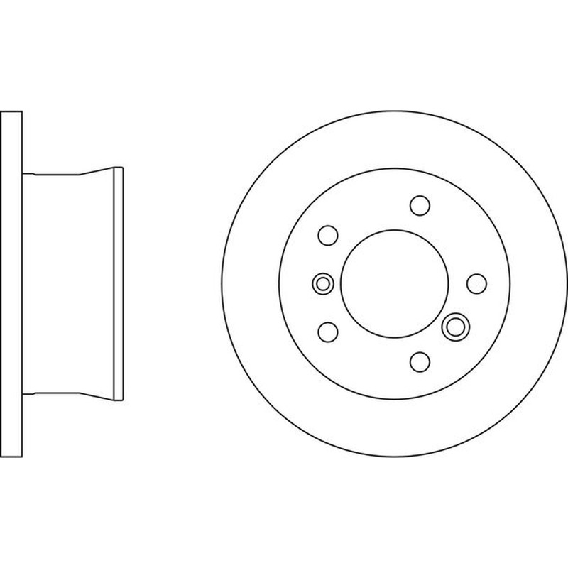 Apec Blue Brake Disc – Rear SDK6111 – Fits selected Mercedes & Volkswagen