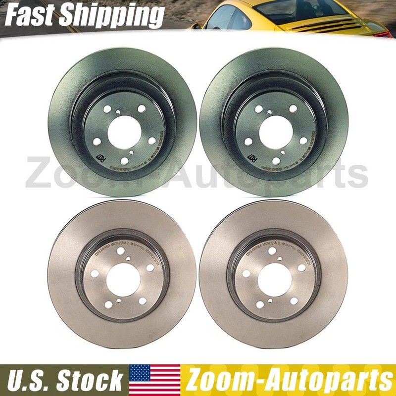 Brembo OE Front Rear Brake Rotors for 1993 1994 1995 1996 Subaru Impreza