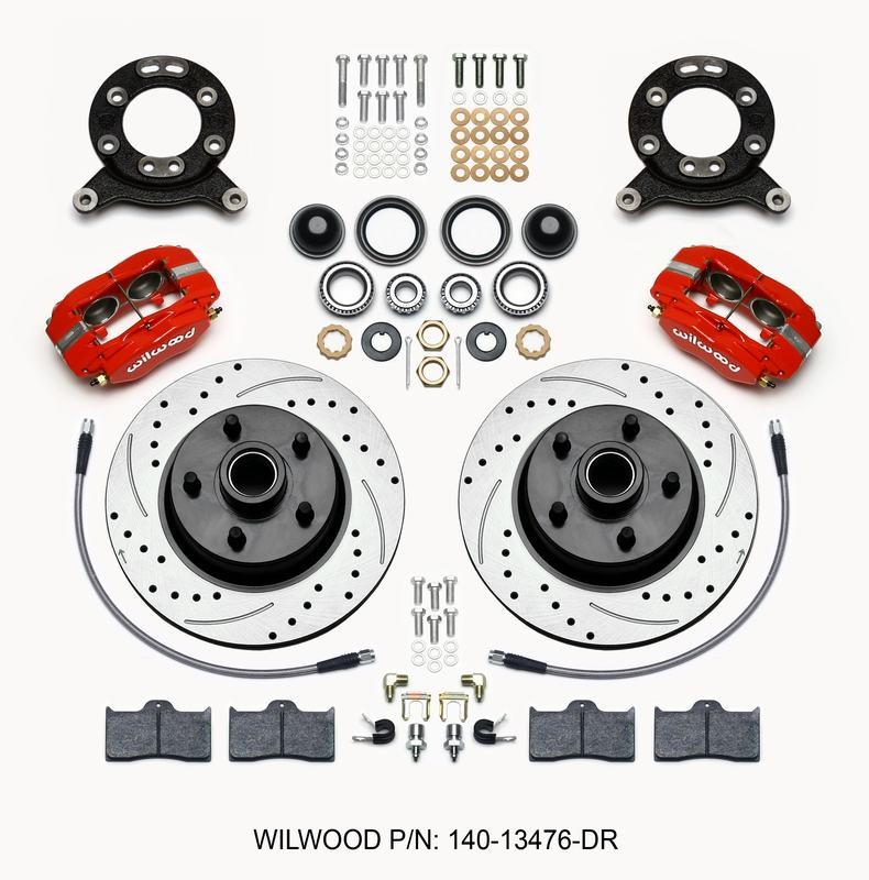 Wilwood Disc Brake Caliper / Rotor / Pad Kit - KIT,FRONT,MUSTANG,65-69,11.30 HUB gallery