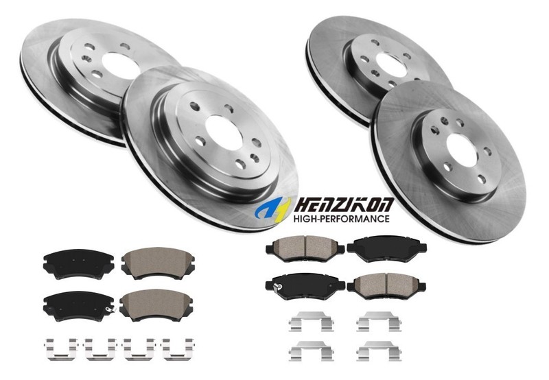 Front & Rear Brake Rotors & Pads for 2010-2015 Chevy Camaro