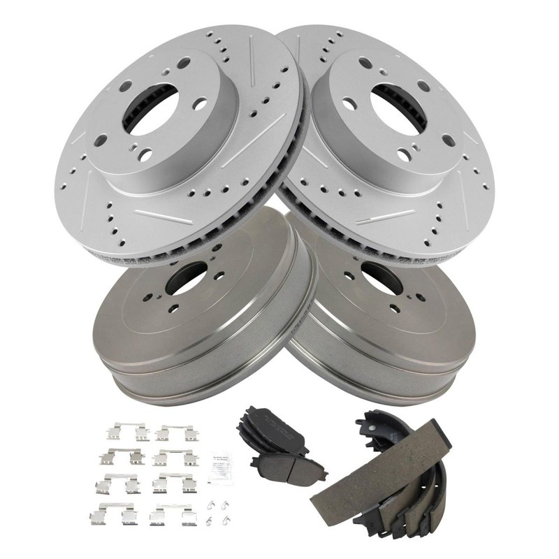 Front & Rear Brake Pad & Rotor Kit For Toyota