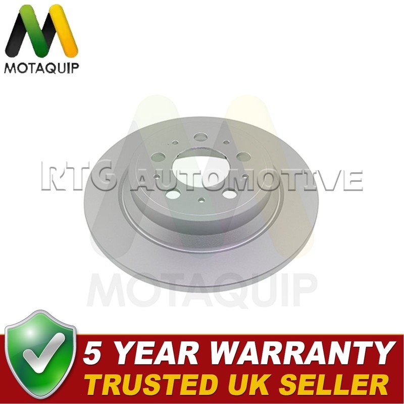 Motaquip Rear 1x Brake Disc Fits Volvo XC70 1997-2002 94341674 94341670 9434167