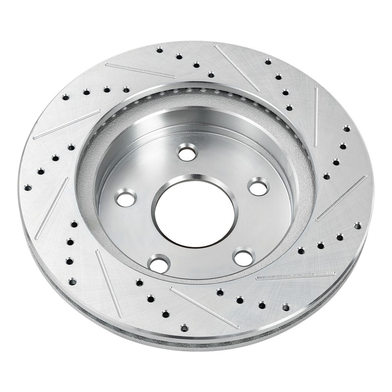 6-Lug Front & Rear Drilled Slotted Rotors Brake Pads for 2012 2013-20 Ford F-150 gallery