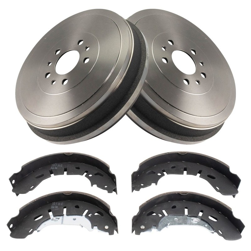 TRQ Rear Brake Shoe & Drum Kit For 2015-2021 Ram ProMaster City gallery