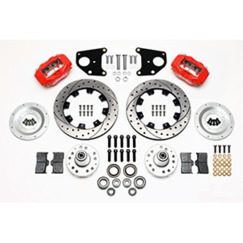 Wilwood 140-9828-DR Disc Brake Kit Big Brake Front Slotted/Drilled Rotor gallery