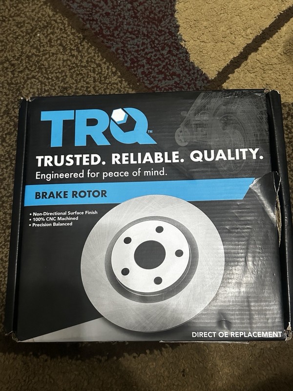 TRQ BRAKE ROTOR BRAKE ROTOR BRA74370 DIRECT OE REPLACEMENT