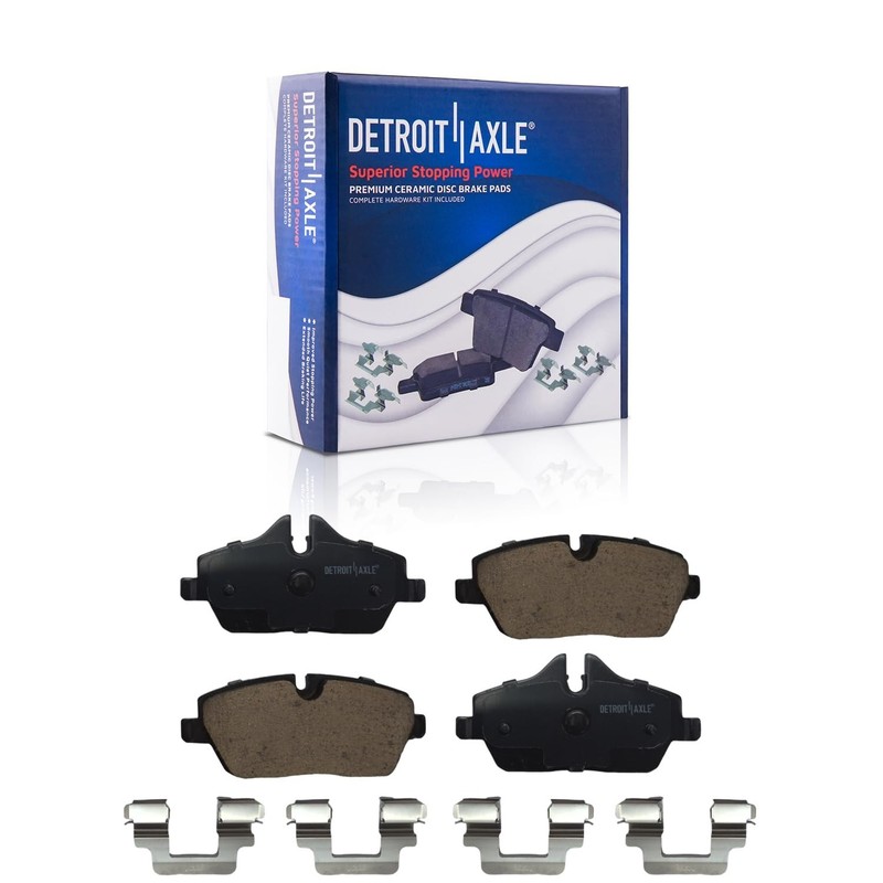 10pc Front Rear Brake Rotors Ceramic Brake Pads Kit for 2015 2016 Mini Cooper gallery