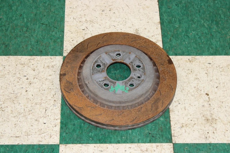 15-19 C7 Vette Z51 Rear Driver Left LH LR Brake Slotted Rotor Unit Factory OE OE gallery