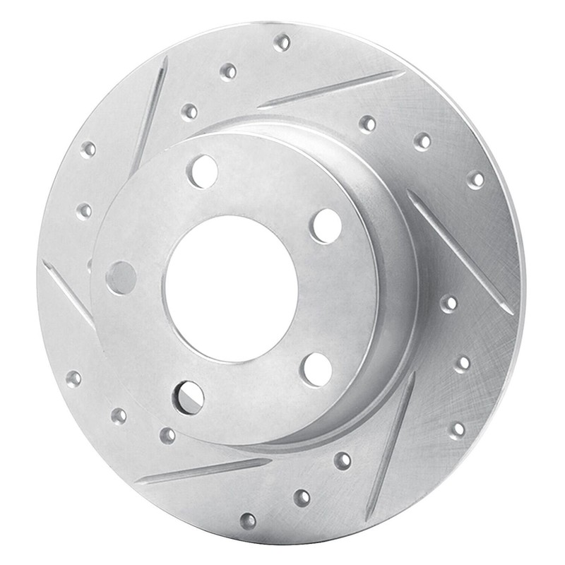 For Audi A6 Quattro 99-02 Brake Rotor eLINE Drilled & Slotted 1-Piece Rear gallery