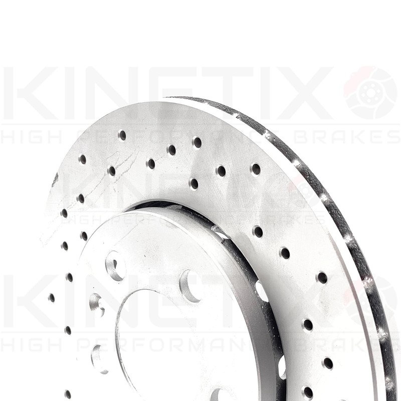 FOR VW BEETLE 2.3 V5 01-05 REAR CROSS DRILLED BRAKE DISCS MINTEX PADS 256mm gallery