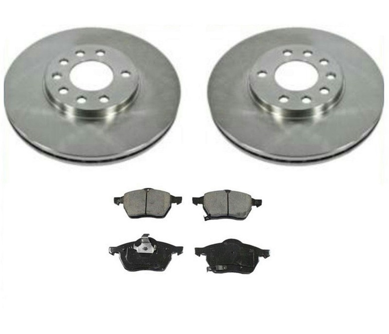 Front Brake Rotors & Brake Pads For 2003-2005 Saab 9-5 ARC B235E 2.3L Turbo